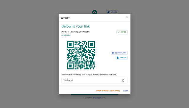 Link Shortener / Image Uploader